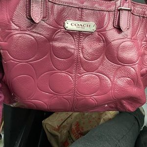 Coach leather purse